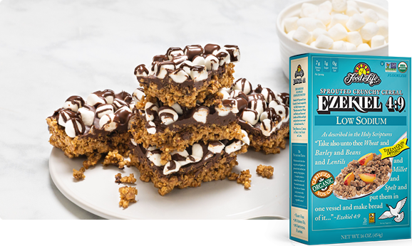 No-Bake Almond Butter S'mores Cereal Bars | Food For Life